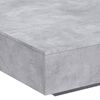 vidaXL Coffee Table with LED Lights Concrete Grey 100x100x31 cm