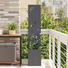 vidaXL Garden Privacy Screen Anthracite 32 x 150 cm Cold-rolled steel