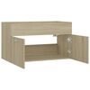 vidaXL Sink Cabinet Sonoma Oak 80x38.5x46 cm Engineered Wood