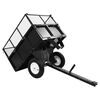 vidaXL Tipping Trailer for Lawn Mower 300 kg Load