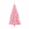 vidaXL Christmas Tree with 300 LEDs with Stand Pink 180 cm PVC