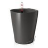 LECHUZA Planter DELTINI ALL-IN-ONE Metallic Charcoal