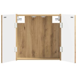 vidaXL Dartboard Cabinet DELFT Artisan Oak 52.5 x 10.5 x 53.5 cm