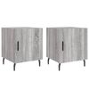 vidaXL Bedside Cabinets 2 pcs Grey Sonoma 40x40x50 cm Engineered Wood