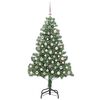 vidaXL Christmas Tree with 300 LEDs with Stand Green 180 cm PVC