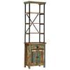 vidaXL Highboard 55x30x180 cm Solid Wood Reclaimed