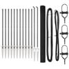 vidaXL Welded Wire Fence with Spikes 25 x 1.5 m PVC-coated Steel Grey