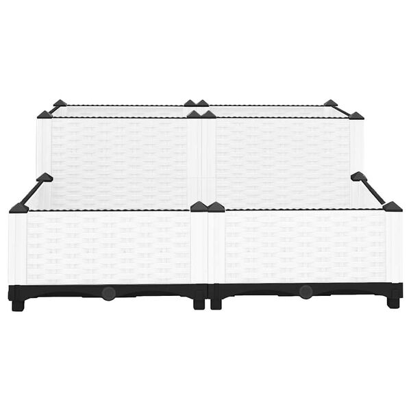 vidaXL Raised Bed 80x80x38 cm Polypropylene