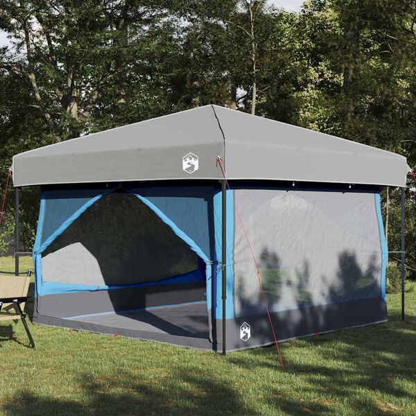 vidaXL Inner Tent with Roof Blue and Grey 300 x 300x 250 cm