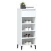 vidaXL Shoe Rack White 40x36x105 cm Engineered Wood