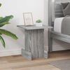 vidaXL End Table Grey Sonoma 35.5 x 35 x 40 cm Engineered Wood