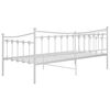 vidaXL Sofa Bed Frame without Mattress White Metal 90x200 cm