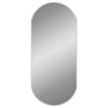 vidaXL Wall Mirror Silver 90x40 cm Oval