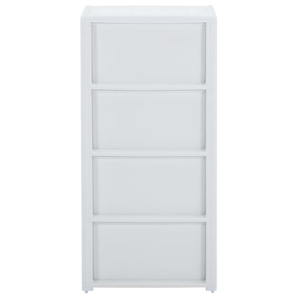 vidaXL 4-Drawer Chest White 40x40x80 cm