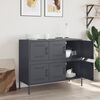 vidaXL Sideboard Anthracite 100.5x39x79 cm Steel