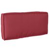 vidaXL Pallet Cushion for Seat / Backrest Wine Red 120 x 60 x 12 cm