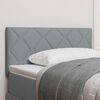 vidaXL Headboard with Headboard Light Grey 90 cm Faux Leather