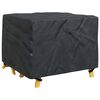 vidaXL Outdoor Furniture Cover Black 100 x 100 x 70 cm 210D