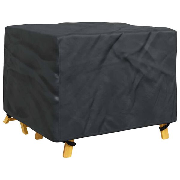 vidaXL Outdoor Furniture Cover Black 100 x 100 x 70 cm 210D