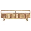 vidaXL TV Cabinet 130x30x45 cm Rough Mango Wood