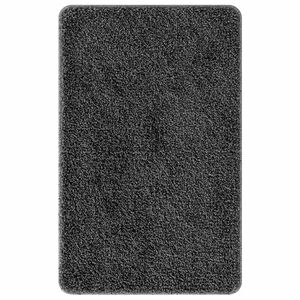 vidaXL Anti-slip Bath Mat Dark grey 50 x 80 cm PP