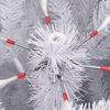 vidaXL Artificial Christmas Tree White 240 cm PVC and Metal
