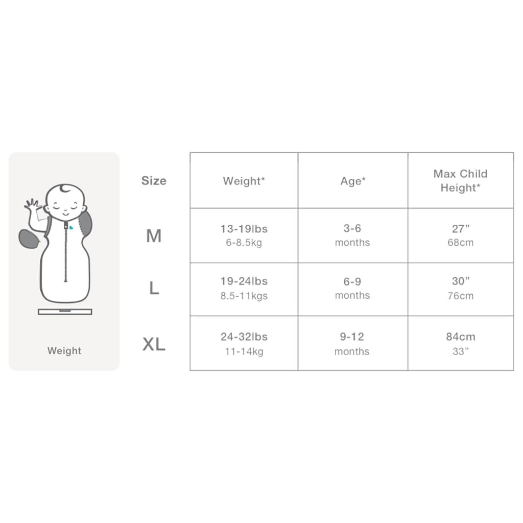 Love to Dream Baby Swaddle Swaddle Up Transition Bag Original