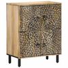 vidaXL Side Cabinet 60x33x75 cm Solid Wood Mango