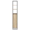 vidaXL Bathroom Cabinet Sonoma 40 x 30 x 180 cm Engineered Wood