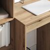 vidaXL Desk with Drawer 2 pcs Artisan Oak