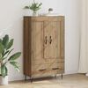 vidaXL Highboard Artisan Oak 69.5 x 31 x 115 cm Engineered Wood