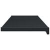 vidaXL Window Sill Anthracite with Wood Grain 140 x 30 x 4.5 cm PVC