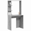 vidaXL Desk Grey sonoma 78.5 x 37 x 154.5 cm Engineered wood