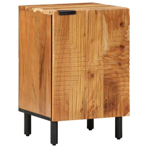 vidaXL Bathroom Sink Cabinet Solid Acacia Wood Engineered wood