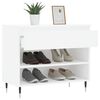 vidaXL Shoe Cabinet White 70x36x60 cm Engineered Wood