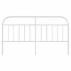 vidaXL Metal Replace Headboard White 160 cm