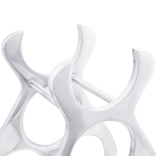 vidaXL Wine Rack Silver 32 x 14 x 37.5 cm Aluminium