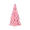 vidaXL Christmas Tree with 300 LEDs with Stand Pink 180 cm PVC