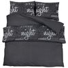 vidaXL Duvet Cover Set Black and White 135x200 cm Cotton