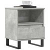 vidaXL Bedside Cabinets 2 pcs Concrete Grey 40x35x50 cm Engineered Wood