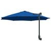vidaXL Garden Parasol Azurblau 248 x 248 x 148 cm Polyester and Steel