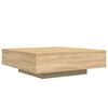 vidaXL Coffee Table Sonoma Oak 100x100x31 cm Engineered Wood