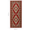 vidaXL Runner Rug BCF Oriental Red 100x250 cm