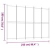 vidaXL 5-Panel Room Divider Brown 250x180 cm Fabric