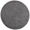 vidaXL Indoor and Outdoor Rug PALMERAS Anthracite &Oslash; 160 CM Polyester