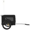 vidaXL Pet Bike Trailer Black Oxford Fabric&Iron