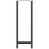 vidaXL Bar Table Legs Anthracite 2 pcs 40x(110-111) cm Steel
