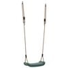 vidaXL Outdoor Swing Seat for Kids Single with Adjustable Rope Green
