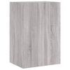 vidaXL TV Wall Cabinets 2 pcs Grey Sonoma 40.5x30x60 cm Engineered Wood