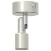 vidaXL Ceiling Spotlight with Spotlights Nickel 8 x 8 x 10.5 cm Steel